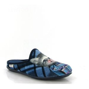 LA MAISON DE L ESPADRILLE 9005 CHAT EN PULL<br>Marine