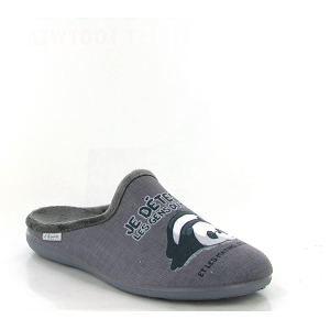 LA MAISON DE L ESPADRILLE 107 PANDA DU MATIN <br> Gris