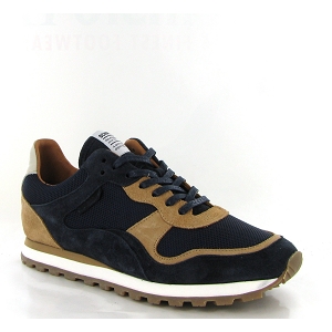 Schmoove tennis trax runner suede bleuZ025601_1