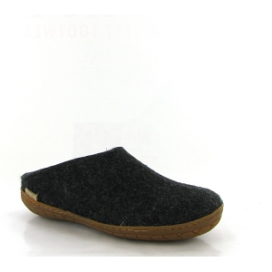 Glerups mules slip on rubber charcoal br02 grisZ027401_1