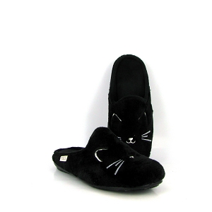 LA MAISON DE L ESPADRILLE 9012 CHAT Noir