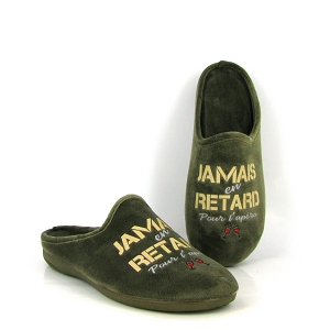 LA MAISON DE L ESPADRILLE 106 JAMAIS EN RETARD Kaki