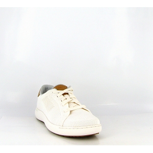 CLARKS NALLE WALK KNIT <br> Blanc