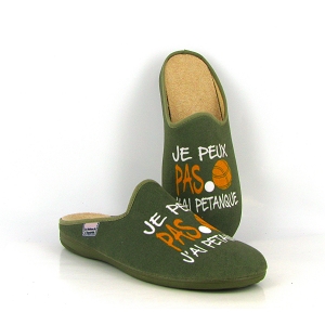 LA MAISON DE L ESPADRILLE 2513 PETANQUE <br> Kaki