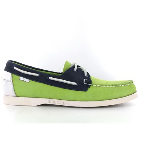 Chaussure Mocassin SEBAGO Docksides Pour Homme Couleur Verte MS0076 -  SodiShop