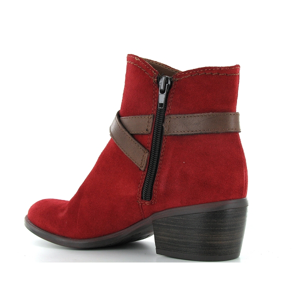 bottines rouges tamaris