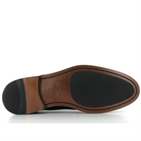 clarks coling boss black leather