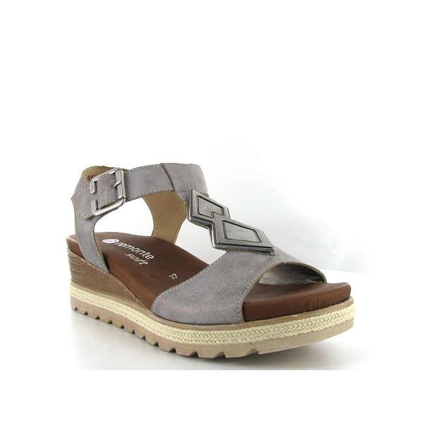 Remonte nu pieds et sandales space d6350 gris9753601_2