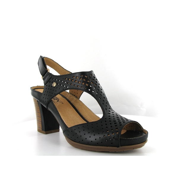 Pikolinos nu pieds et sandales java wok noir9759601_2