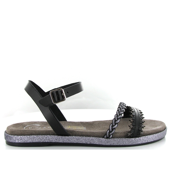 Bueno lune et lautre nu pieds et sandales lounge noir9787901_1