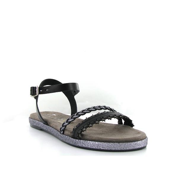 Bueno lune et lautre nu pieds et sandales lounge noir9787901_2