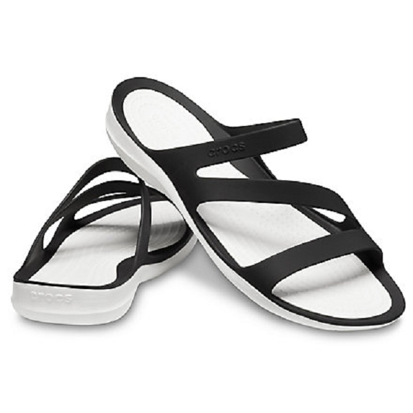 Crocs mules swiftwater sandal noir9866902_3