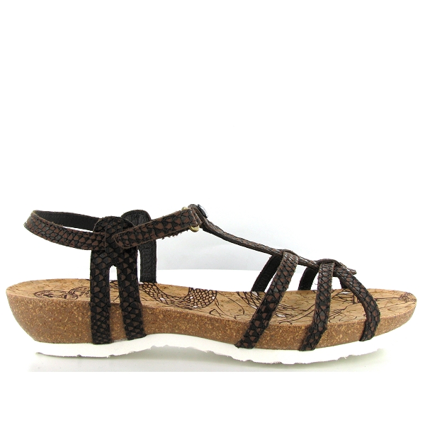 Panama jack nu pieds et sandales dori snake marron9902601_1