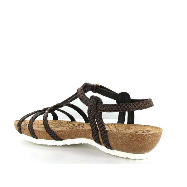 Panama jack nu pieds et sandales dori snake marron9902601_3