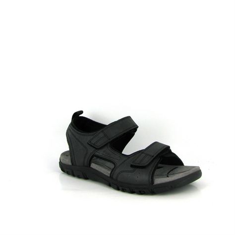 Geox nu pieds et sandales strada u4524b noirA030502_1