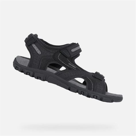 Geox nu pieds et sandales strada u8224d noirA030604_3