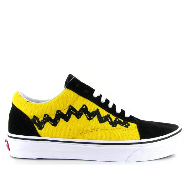 vans noir jaune