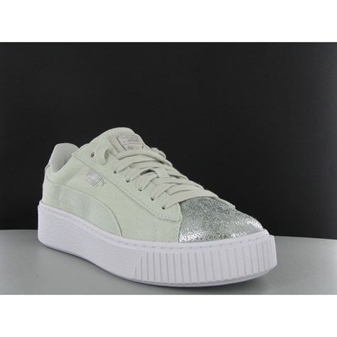 Puma sneakers basket platform  canvas vertA120401_2