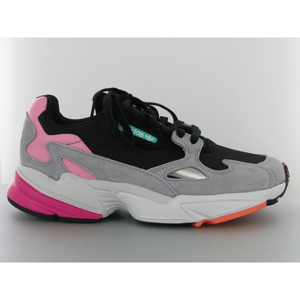 adidas falcon noire et rose