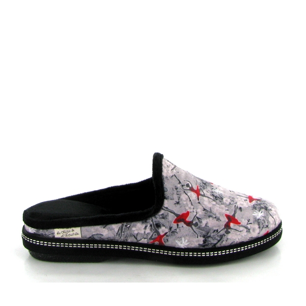 La maison de l espadrille mules 6811 danseuse grisA246701_2