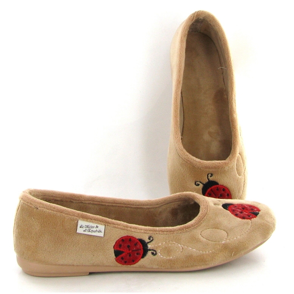 La maison de l espadrille ballerines 6052 coccinelle beigeA247301_3