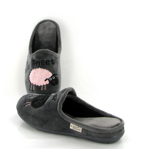 La maison de l espadrille mules 9010 mouton grisA248101_3
