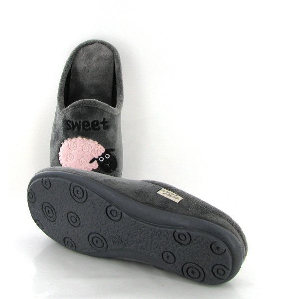La maison de l espadrille mules 9010 mouton grisA248101_4