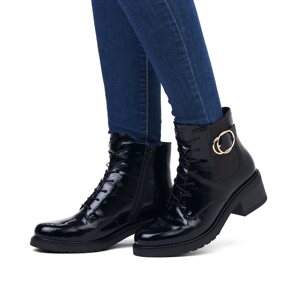 Remonte bottines et boots d1a72 01 noirA283501_6