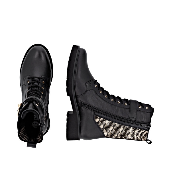 Remonte bottines et boots d8658 03 noirA284401_5