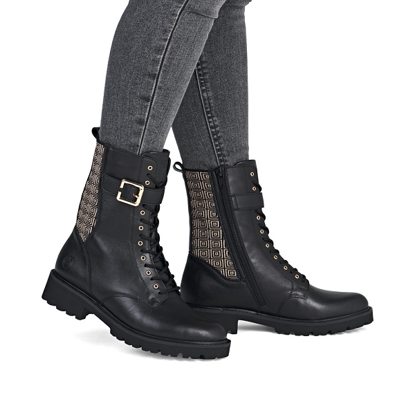 Remonte bottines et boots d8658 03 noirA284401_6