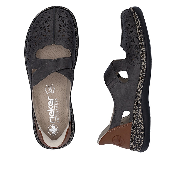 Rieker ballerines 46352 45 grisA294701_5