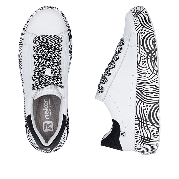 Rieker sneakers w1201 83 blancA297901_5