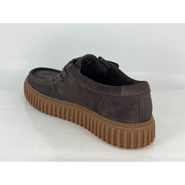 Clarks lacets torhill lo dark brown suede marronA317101_3