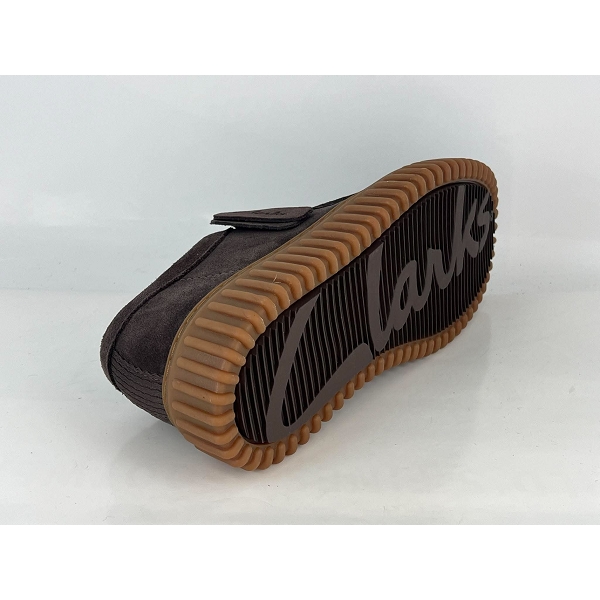 Clarks lacets torhill lo dark brown suede marronA317101_4