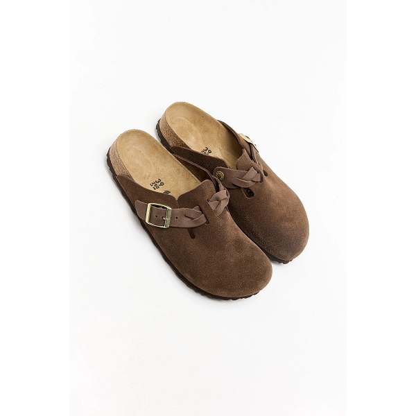 Birkenstock sabot boston braided 1031716 kakiA319301_4