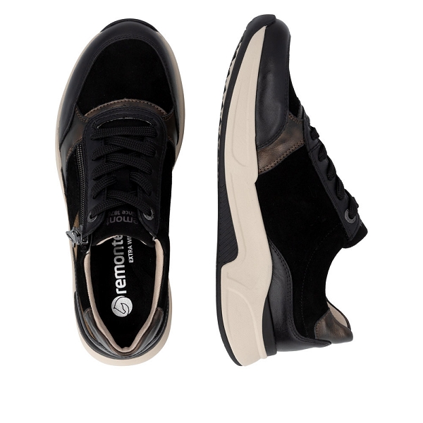 Remonte sneakers d3v00 03 noirA321301_4