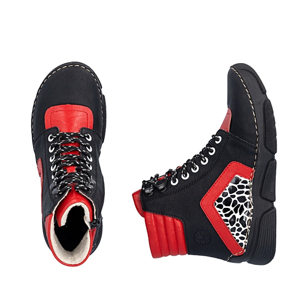 Rieker bottines et boots 45904 00 noirA323301_4