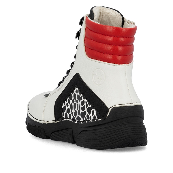 Rieker bottines et boots 45904 60 blancA323401_3