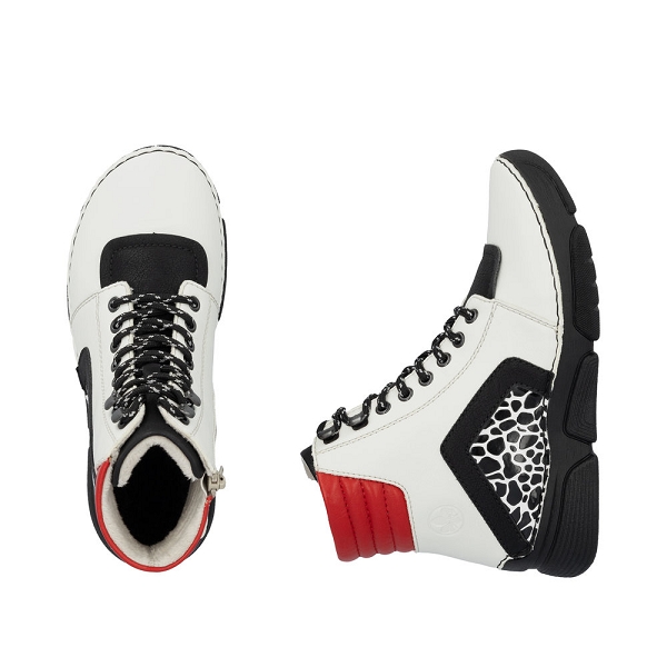 Rieker bottines et boots 45904 60 blancA323401_4