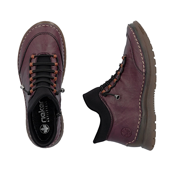 Rieker bottines et boots 53650 30 rougeA323801_4