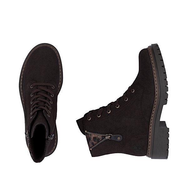 Rieker bottines et boots 72617 25 noirA324201_4