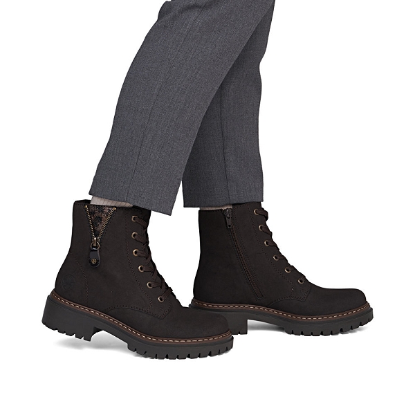 Rieker bottines et boots 72617 25 noirA324201_5
