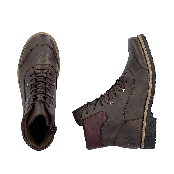 Rieker bottines et boots 73510 26 marronA324501_4
