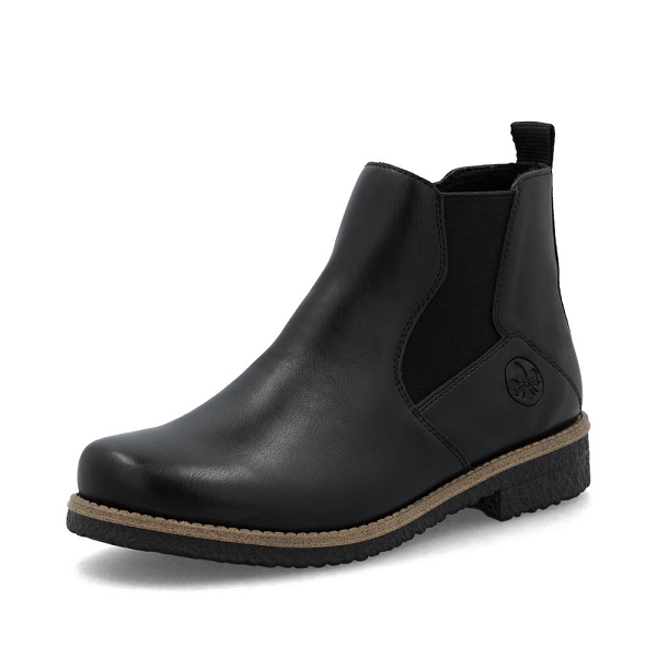 Rieker bottines et boots 73557 01 noirA324601_1