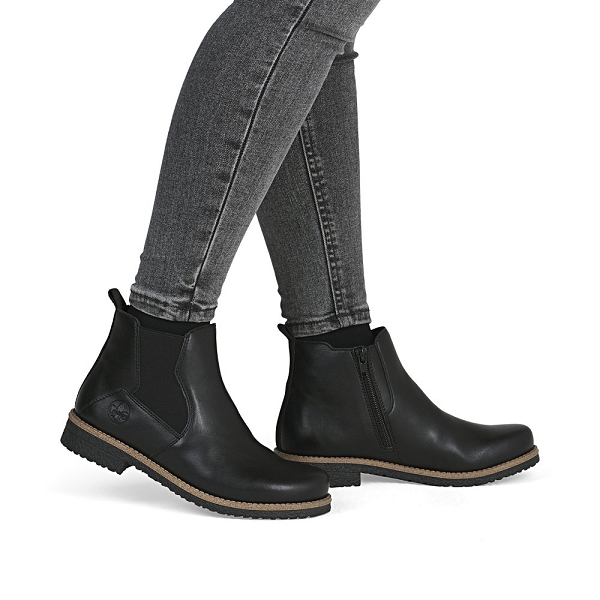 Rieker bottines et boots 73557 01 noirA324601_4