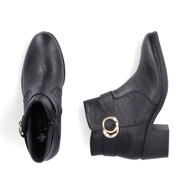 Rieker bottines et boots 73975 00 noirA324701_4