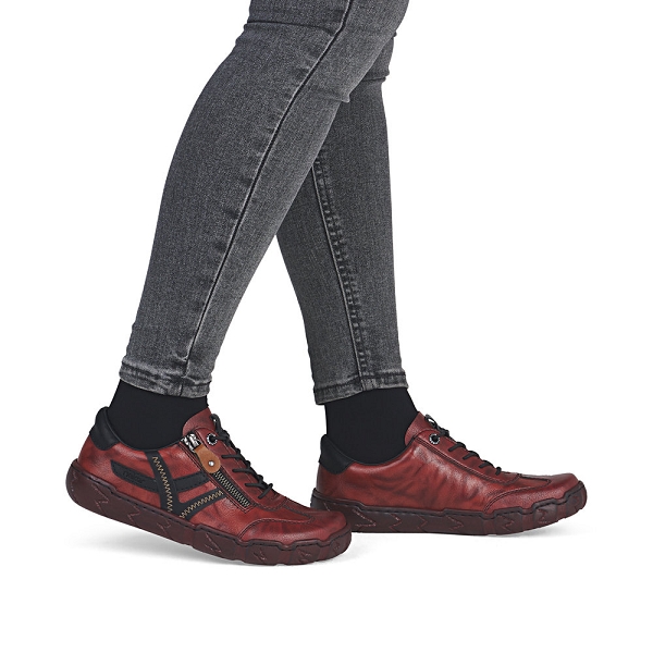Rieker sneakers l0363 34 rougeA325001_5