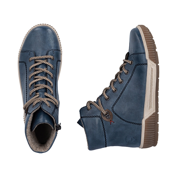 Rieker bottines et boots n0730 14 bleuA325201_4