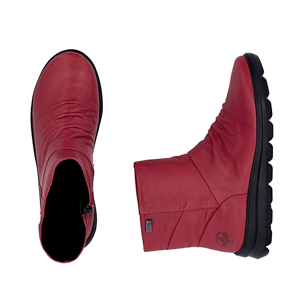 Rieker bottines et boots z0066 33 rougeA326101_4