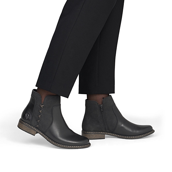Rieker bottines et boots z4951 01 noirA326201_5